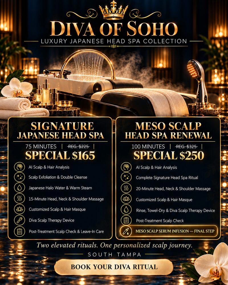 Luxury Japanese Head Spa Collection: two rituals, specials from $165